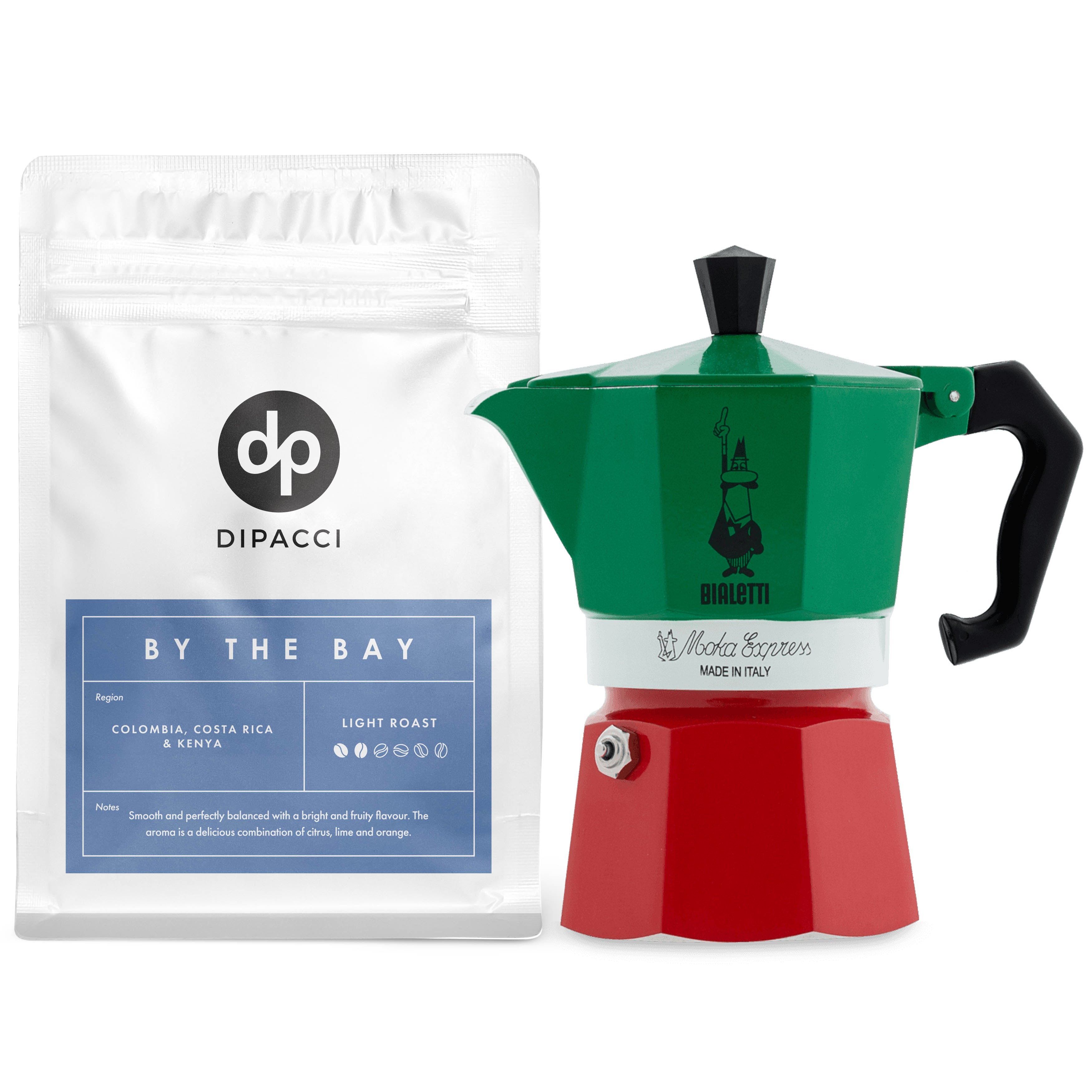 By The Bay 250g with Italian Moka Pot 3 Cup